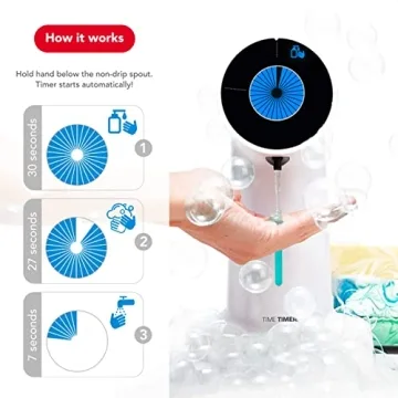 Time Timer WASH Soap Dispenser with Visual Countdown 30sec Automatic