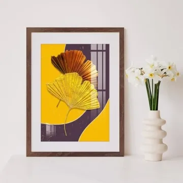 Puthiac 12x18 Minimalist Oak Wood Picture Frame