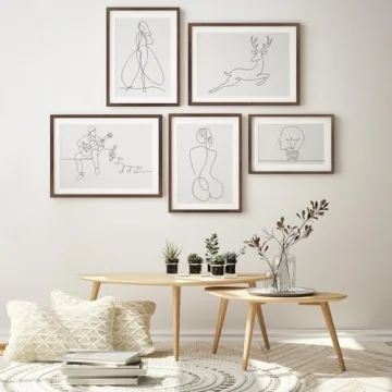 Puthiac 12x18 Minimalist Oak Wood Picture Frame