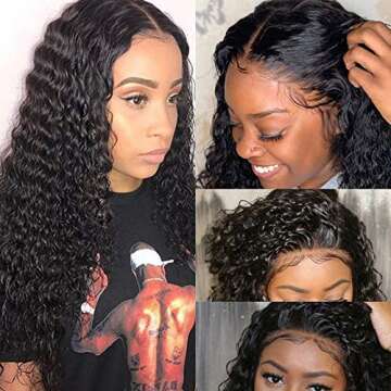 CHEETAHBEAUTY 13x4 Kinky Curly Lace Front Wig - Luxurious Brazilian Human Hair