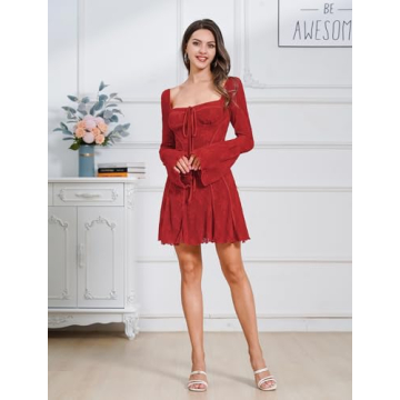 Elegant Vintage Corset Mini Dress for Women