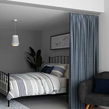 Wallniture Curtain Rod Set for Tapestry, Kids Crafts, Wall Decor Picture Hanging Kit with 24 Metal Clips