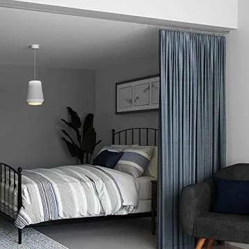 Wallniture Curtain Rod Set for Tapestry, Kids Crafts, Wall Decor Picture Hanging Kit with 24 Metal Clips