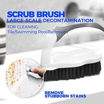 Holikme 7 Pack Deep Cleaning Brush Set - Versatile Scrub Pads for All Surfaces