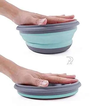 Buy GLE2016 Collapsible Silicone Bowls - Space-Saving Set