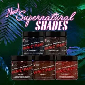 MANIC PANIC SuperNatural Hair Dye Blue Panther