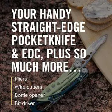 Leatherman, Skeletool CX, 7-in-1 Lightweight, Minimalist Multi-Tool for Everyday Carry, Home, Garden & Outdoors, Guava