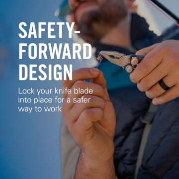 Leatherman, Skeletool CX, 7-in-1 Lightweight, Minimalist Multi-Tool for Everyday Carry, Home, Garden & Outdoors, Guava