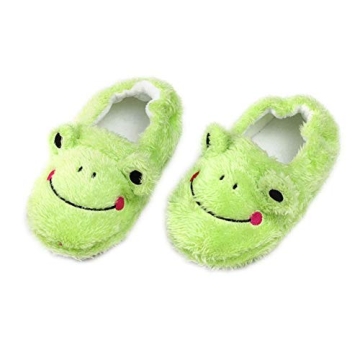 Csfry Toddler Boys' Frog Warm Slippers for Cozy Feet