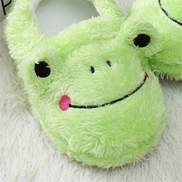 Csfry Toddler Boys' Frog Warm Slippers for Cozy Feet