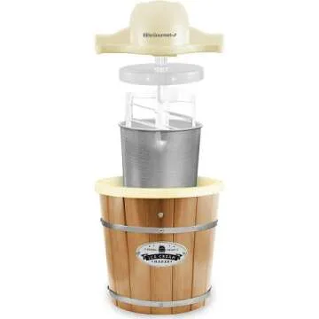 4Qt Electric Ice Cream Maker with Recipe Book