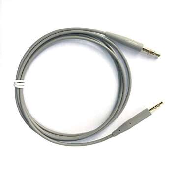 Bose 3.5mm to 2.5mm Male-to-Male Stereo Cable for QuietComfort 3, 25, and 35 Noise Cancelling Headph...
