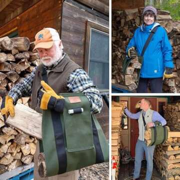 Ergonomic WoodOX Sling for Firewood Transport