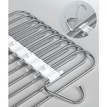 9 Layers Pants Hangers - Space Saving Closet Organizer