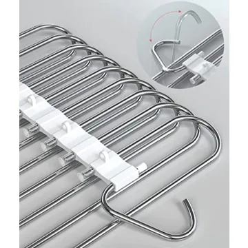 9 Layers Pants Hangers - Space Saving Closet Organizer