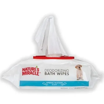 Nature's Miracle Deodorizing Bath Wipes for Dogs