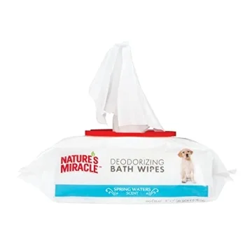 Nature's Miracle Deodorizing Bath Wipes for Dogs