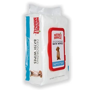 Nature's Miracle Deodorizing Bath Wipes for Dogs