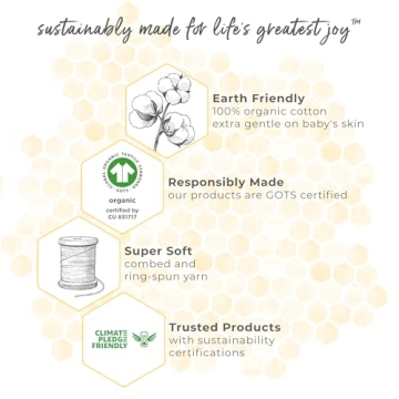 Burt's Bees Baby Socks - Soft Organic Cotton Socks for Kids