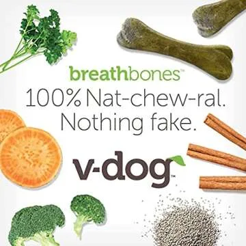 V-dog Vegan Dog Treats for Fresh Breath and Dental Care
