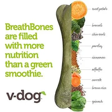 V-dog Vegan Dog Treats for Fresh Breath and Dental Care