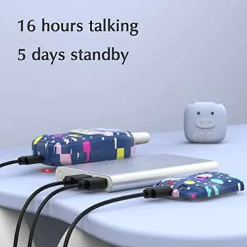 Qniglo Walkie Talkies for Kids Rechargeable with Li-ion Battery, Long Range Kids Walkie Talkies 3 Pa...
