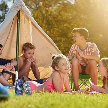 Qniglo Walkie Talkies for Kids Rechargeable with Li-ion Battery, Long Range Kids Walkie Talkies 3 Pack, Toys Walkie Talkie for Girls, Boys, Birthday Halloween Xmas Gifts, Outdoor Camping