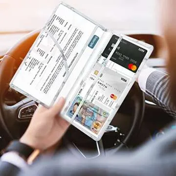 Stylish Dalueery.H Car Document Organizer for Women