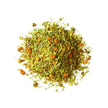 Rishi Tea Turmeric Ginger Loose Leaf Herbal Tea | Immune System Booster, Organic, Caffeine-Free, Ayu...