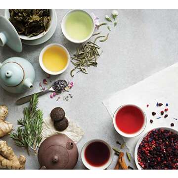 Rishi Tea Turmeric Ginger Loose Leaf Herbal Tea | Immune System Booster, Organic, Caffeine-Free, Ayurvedic, Energy-Boosting | Citrus Flavors for Taste | 2.47 oz Tin, Makes 28 Cups