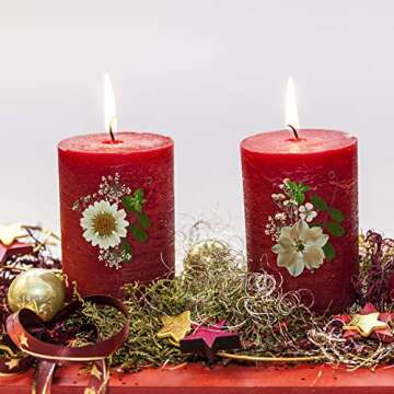 Nuanchu 81 Pieces Pressed Flowers for Crafts & Gifts