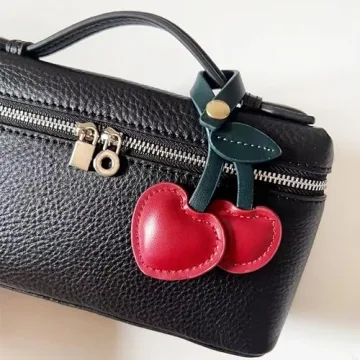 Fuerxy Cherry Bag Charm for Stylish Handbags