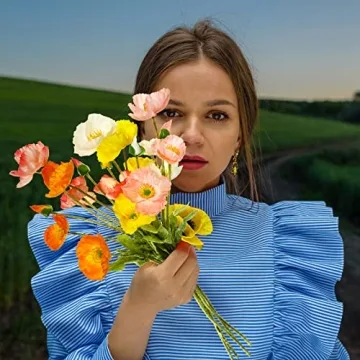 Vibrant Silk Artificial Poppies for Home & Weddings