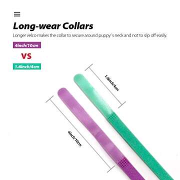 Puppy Whelping Collars - 15 Color Dog ID Bands