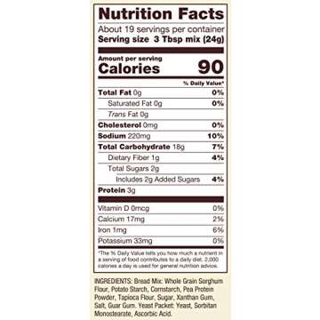 Bob's Red Mill Gluten Free Homemade Wonderful Bread Mix, 16 Oz