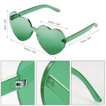 Funcredible St Patricks Day Cowboy Hat and Glasses - Green Cowgirl Hat with Feathers - St Patty's Day Accessories for Women and Girls