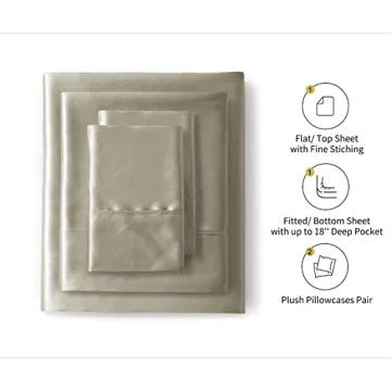 Lanest Silk Satin Sheets Full Size - Durable & Elegant