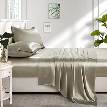 Lanest Silk Satin Sheets Full Size - Durable & Elegant