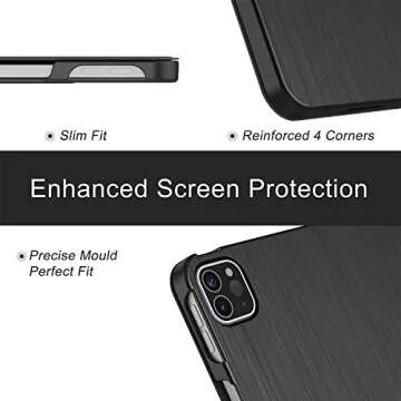 Soke iPad Air 13 Inch Case 2024 - Slim Trifold Stand & Auto Wake/Sleep