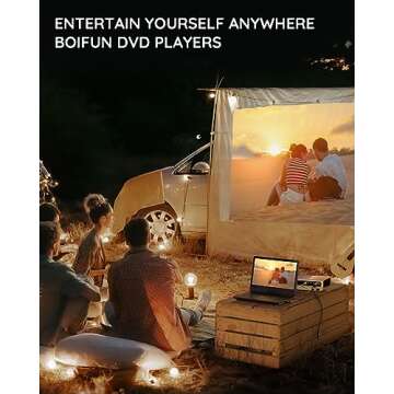 BOIFUN 15.7" Portable DVD Player with HD Screen