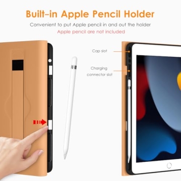 DTTO Leather Folio Case for iPad 10.2 Inch - Stylish & Functional