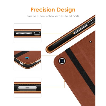 DTTO Leather Folio Case for iPad 10.2 Inch - Stylish & Functional