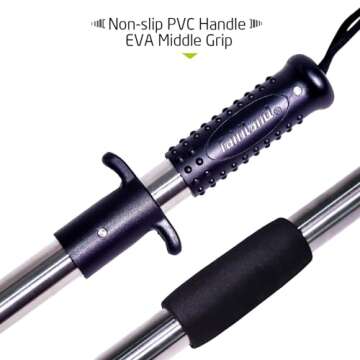 Heavy-Duty Fish Gripper – 43.3" Extra Long Stainless Steel Grabber