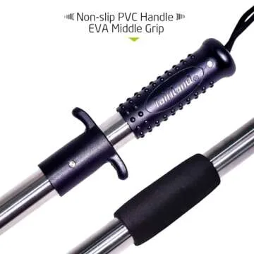 Heavy-Duty Fish Gripper – 43.3" Extra Long Stainless Steel Grabber