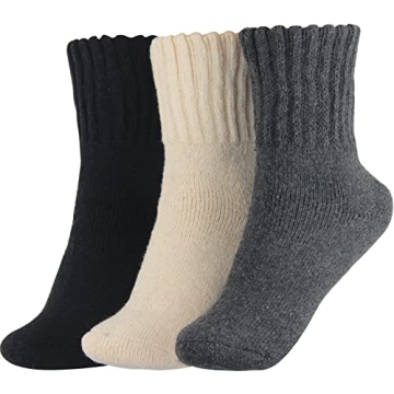 BenSorts Women's Warm Solid Socks - Cozy Winter Essentials