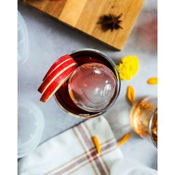 Tovolo Sphere Ice Molds for Elegant Drinks - Set of 2