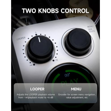 MOOER GL100 Looper Pedal and Drum Machine for Musicians