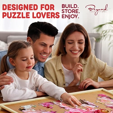 Versatile 1000 Piece Wooden Jigsaw Puzzle Table with Storage