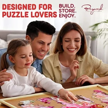 Versatile 1000 Piece Wooden Jigsaw Puzzle Table with Storage