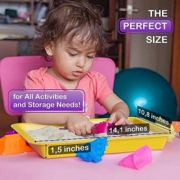 DOODLE HOG Set of 8 Colorful Kids Art Trays - Perfect for Crafts